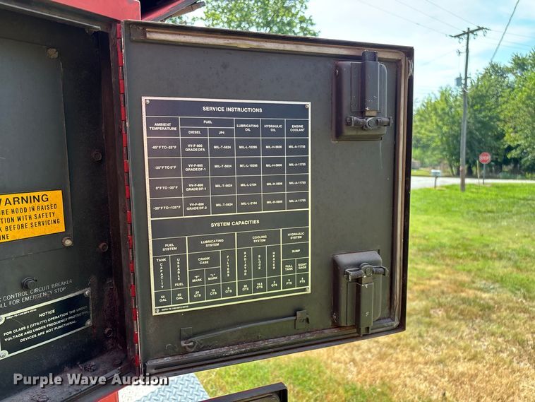 image for item EO4496 U.S. Department of Defense MEP 006A generator