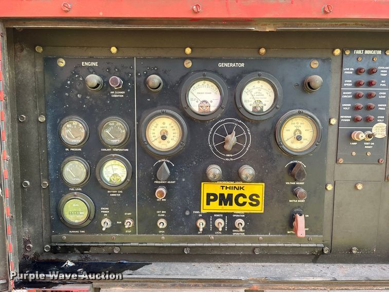 image for item EO4496 U.S. Department of Defense MEP 006A generator