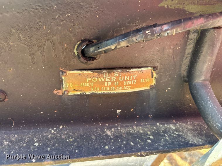 image for item EO4496 U.S. Department of Defense MEP 006A generator