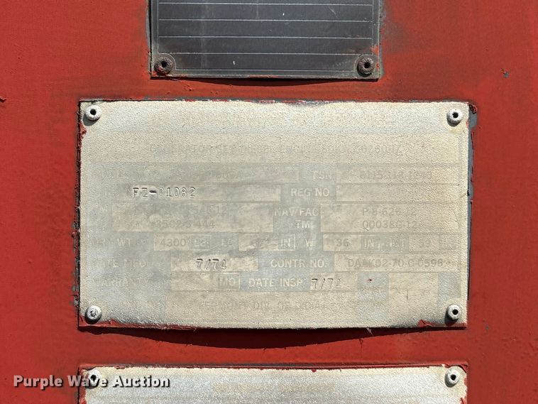 image for item EO4496 U.S. Department of Defense MEP 006A generator