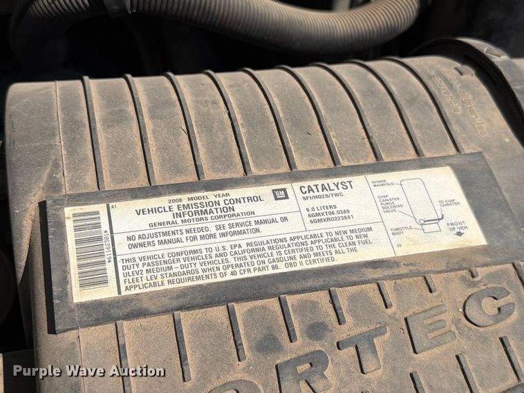 image for item EP7570 2006 Chevrolet Express 3500 van