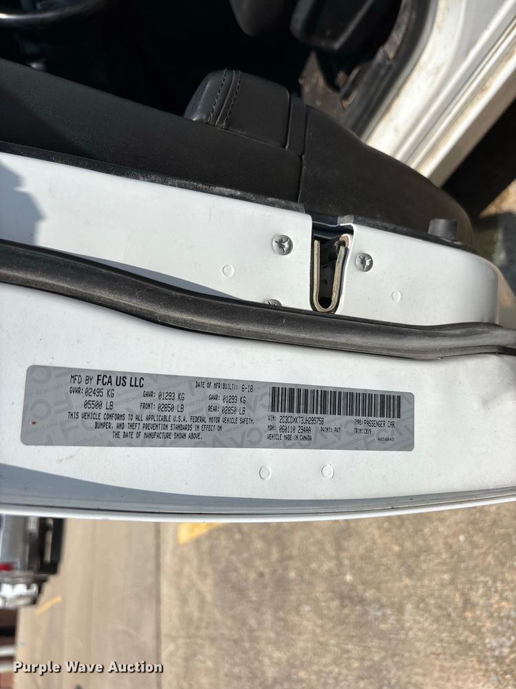 image for item ER3220 2018 Dodge Charger Police 