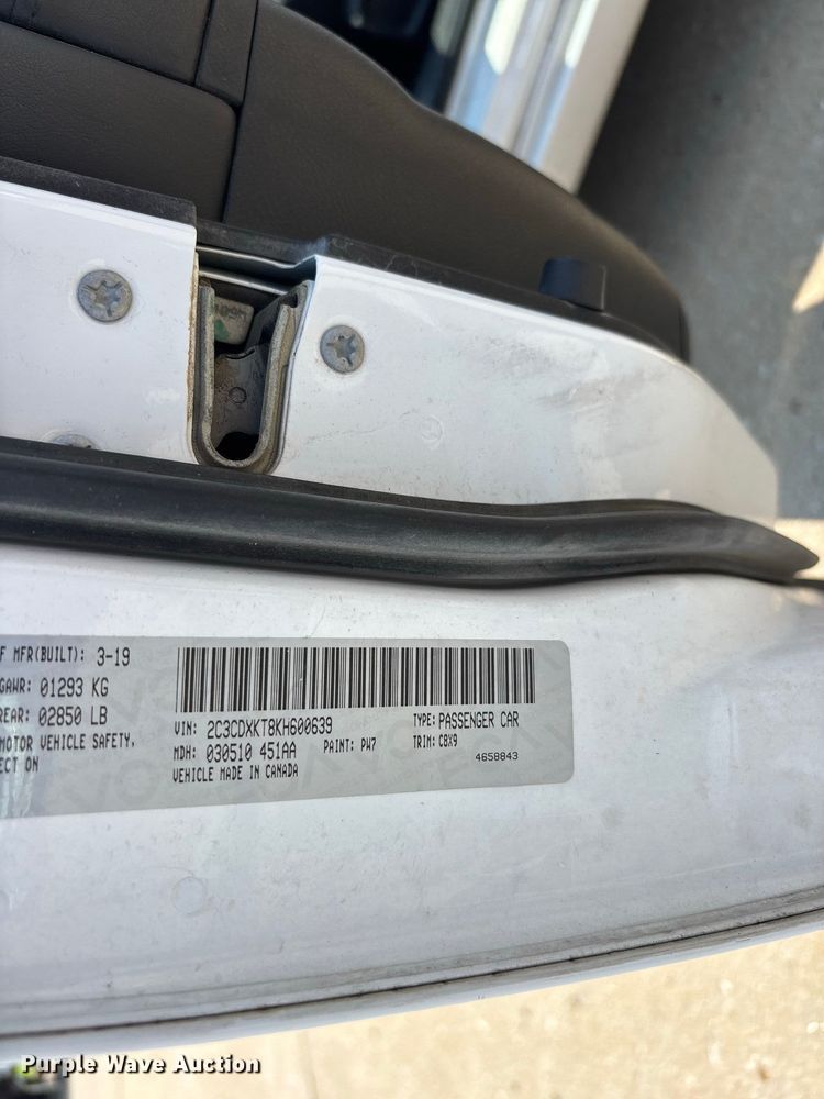 image for item ER3221 2019 Dodge Charger Police 