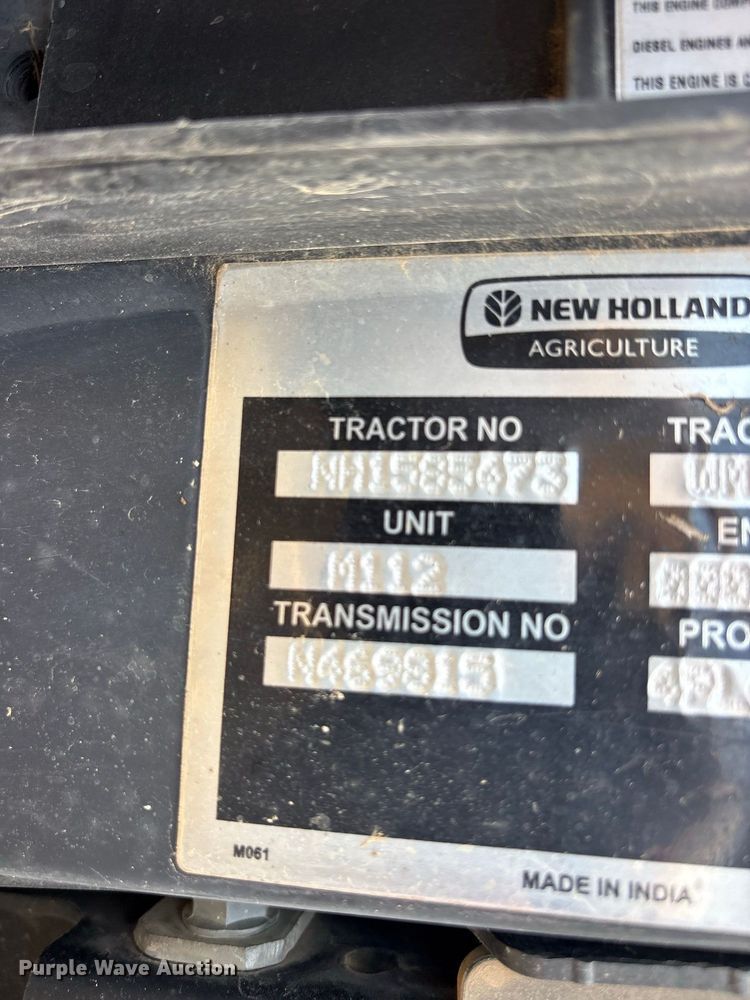 image for item ET0493 2022 New Holland Workmaster 95 MFWD tractor