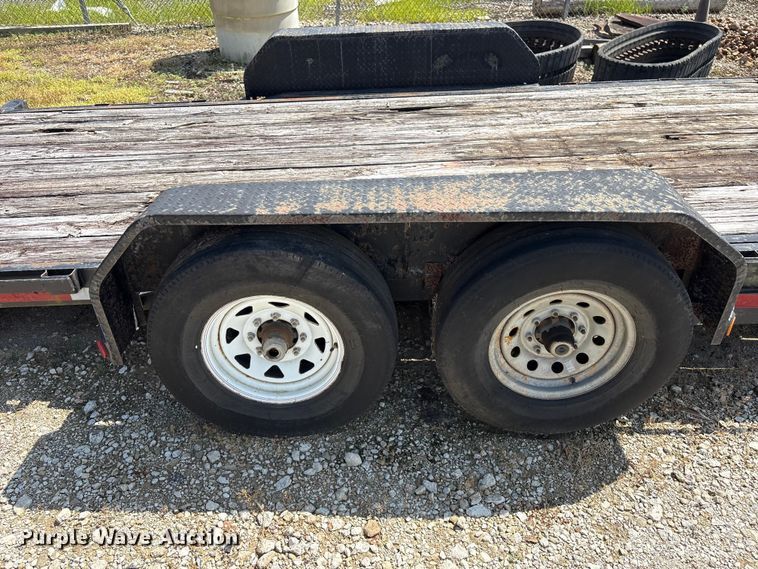 image for item EU0778 2007 PJ Trailers tilt deck equipment trailer