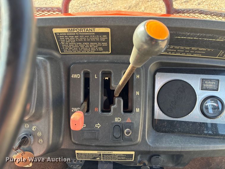image for item EU0779 2008 Kubota RTV900 utility vehicle