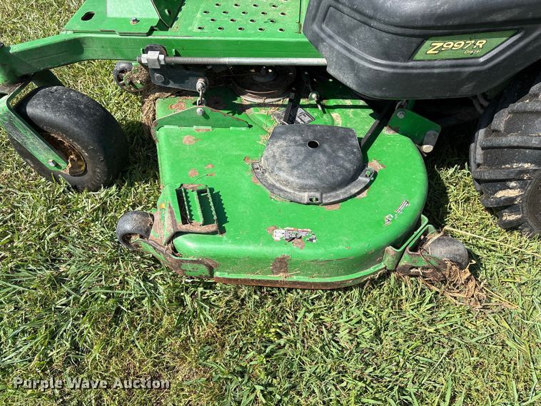 image for item EU0780 2018 John Deere Z997R ZTR lawn mower
