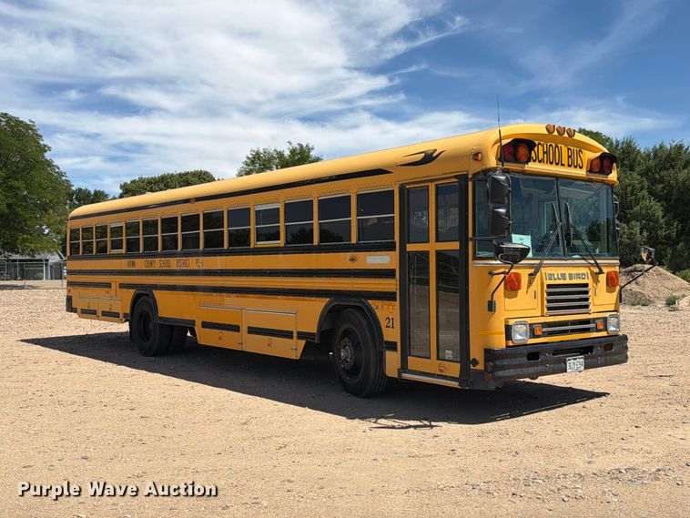 image for item EW1054 1996 Blue Bird TC2000 school bus