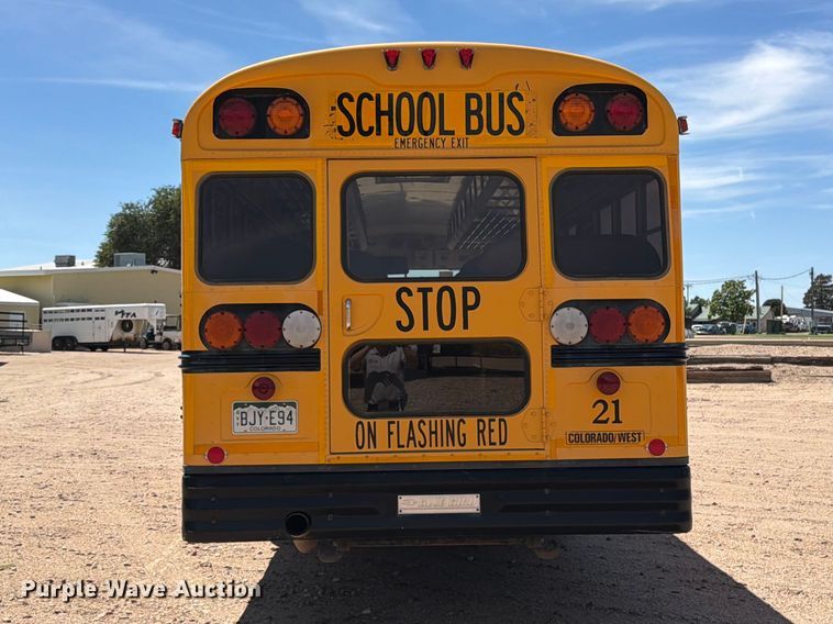 image for item EW1054 1996 Blue Bird TC2000 school bus