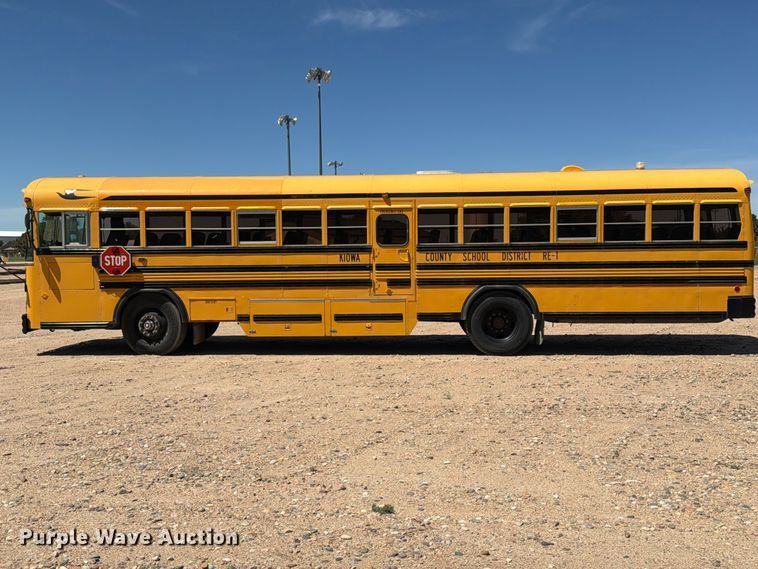image for item EW1054 1996 Blue Bird TC2000 school bus