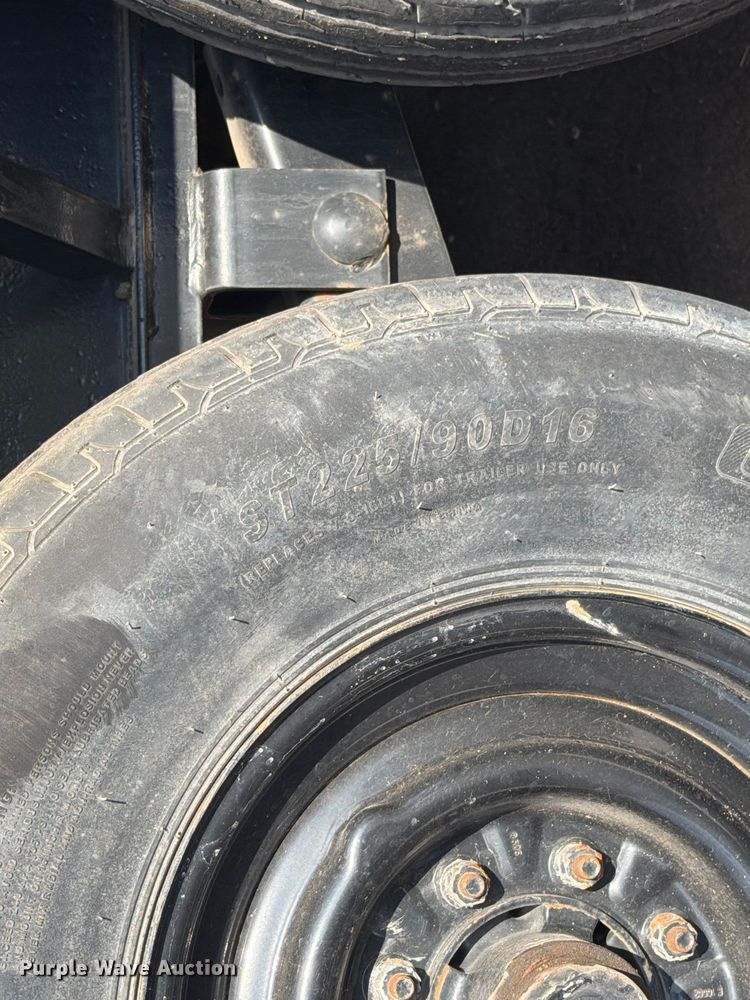 image for item EW8755 1986 W-W Trailer Manufacturers equipment trailer