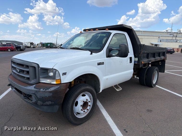 image for item EW8757 2002 Ford F450 dump truck