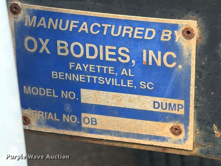 image for item EW8757 2002 Ford F450 dump truck