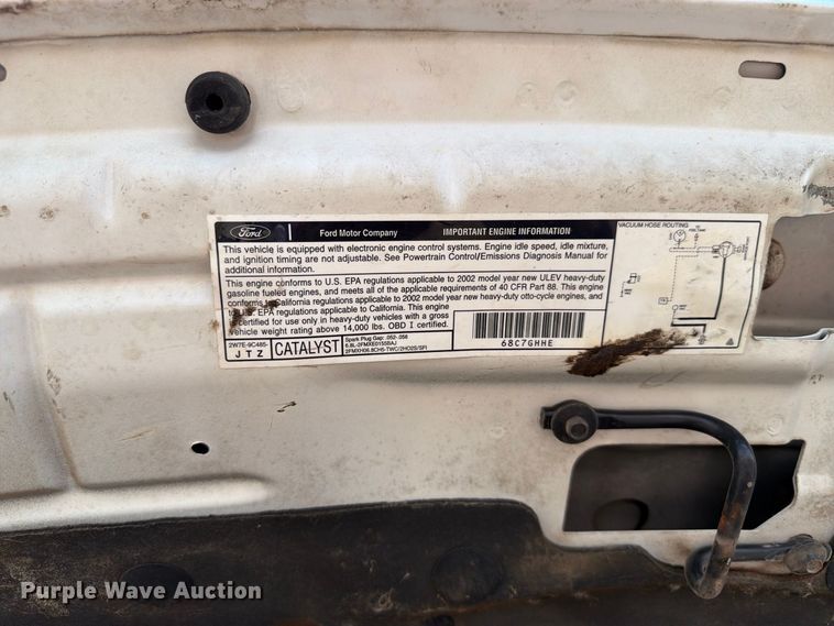 image for item EW8757 2002 Ford F450 dump truck
