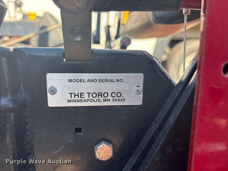 image for item EW8758 Toro 74262 ZTR lawn mower