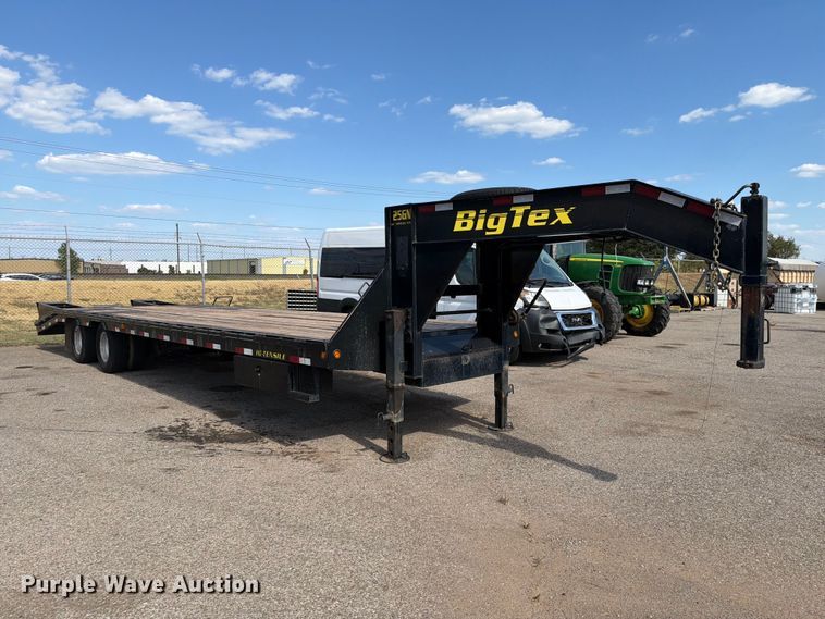 image for item EW8760 2013 Big Tex 25GN-25+5 equipment trailer