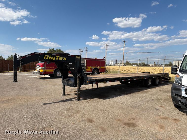 image for item EW8760 2013 Big Tex 25GN-25+5 equipment trailer