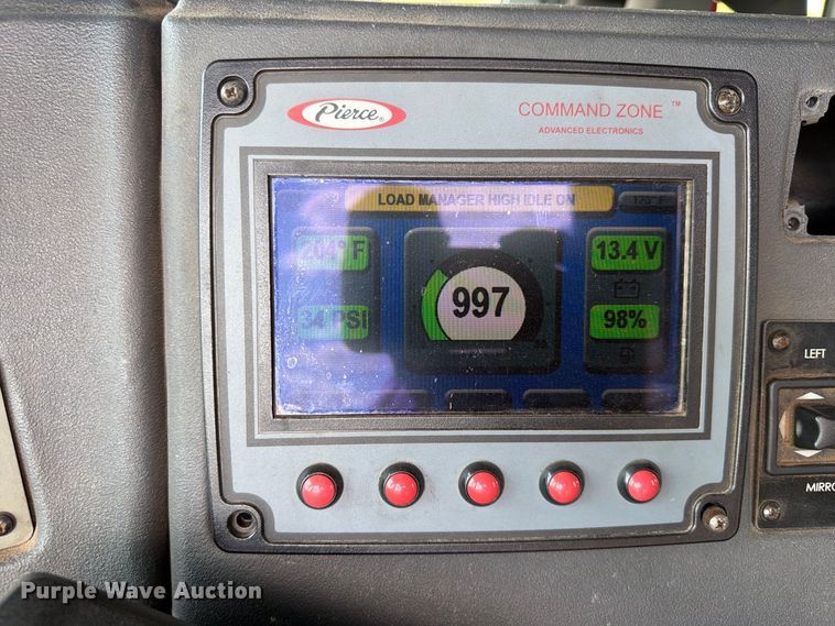image for item EW8761 2009 Pierce Manufacturing Velocity pumper fire truck