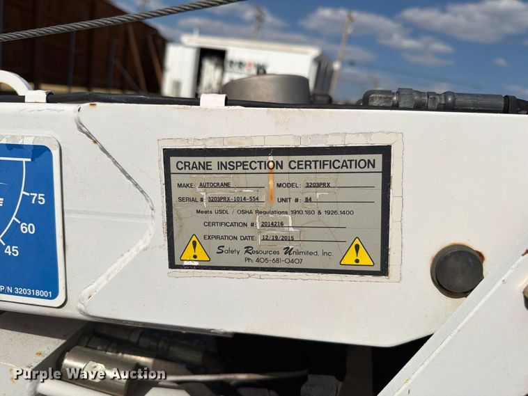 image for item EW8764 AutoCrane 3203PRX crane