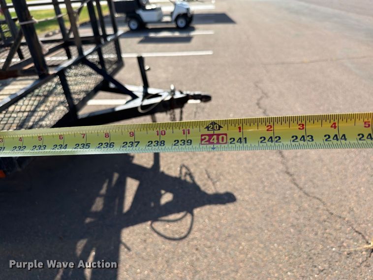 image for item EW8767 2009 Tuff-Bilt Manufacturing Inc utility trailer