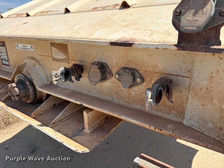 image for item EX0015 2009 Construction Trailer Specialist Inc BDT-40 bottom dump trailer