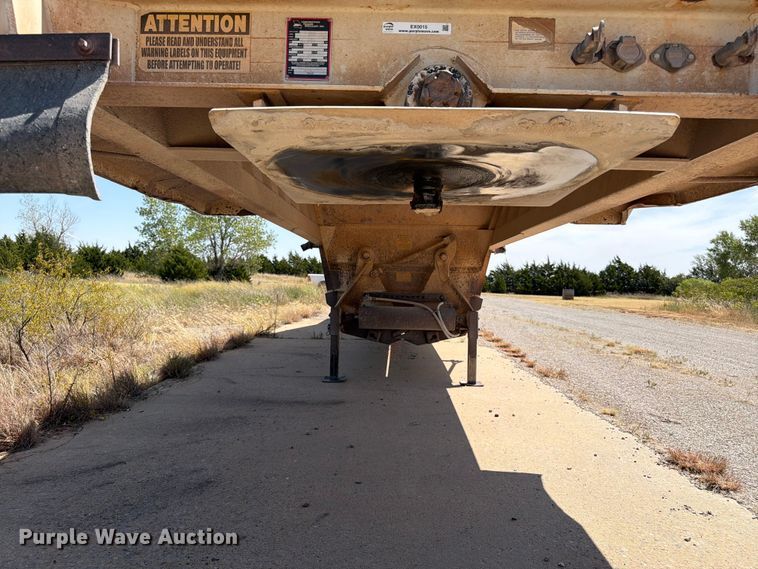 image for item EX0015 2009 Construction Trailer Specialist Inc BDT-40 bottom dump trailer