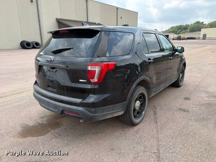 image for item EX1003 2018 Ford Explorer Police Interceptor SUV