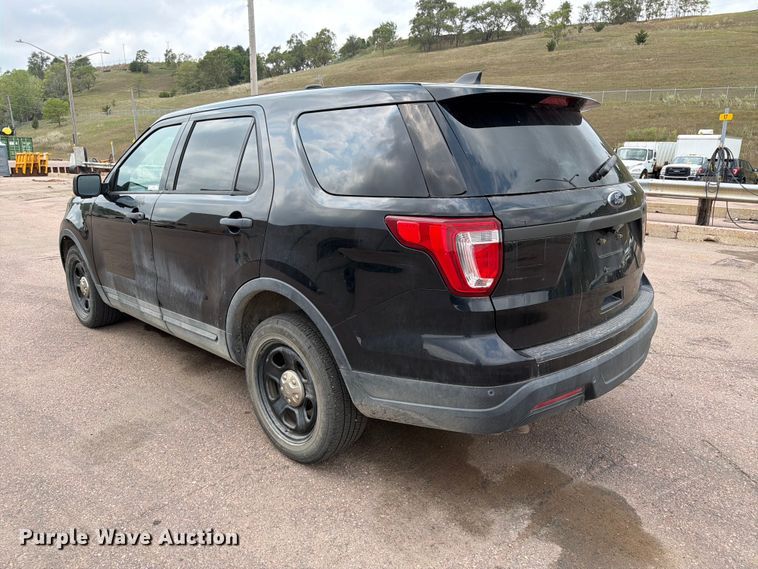 image for item EX1003 2018 Ford Explorer Police Interceptor SUV