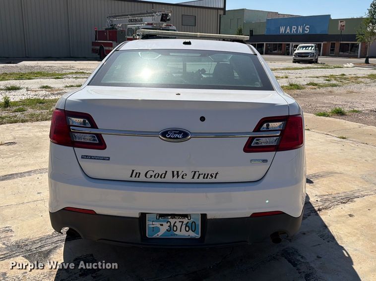 image for item EX2601 2013 Ford Taurus Police Interceptor 