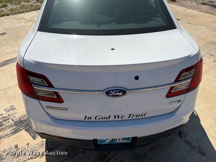 image for item EX2601 2013 Ford Taurus Police Interceptor 