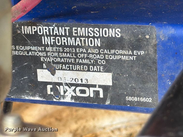 image for item EX4140 Dixon DX152 ZTR lawn mower