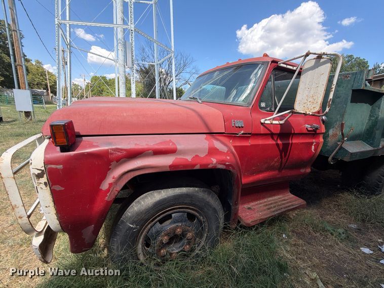 image for item EX4163 1978 Ford F600 dump truck