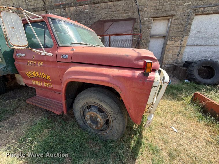 image for item EX4163 1978 Ford F600 dump truck