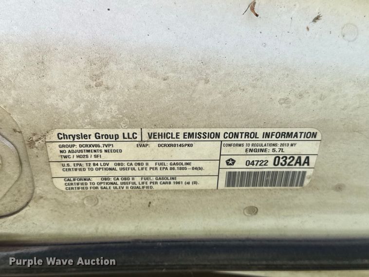 image for item FC4166 2013 Dodge Charger 