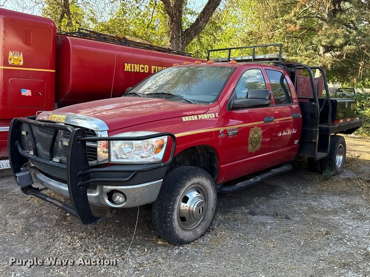 image for item FC4258 2007 Dodge Ram 3500 brush fire truck