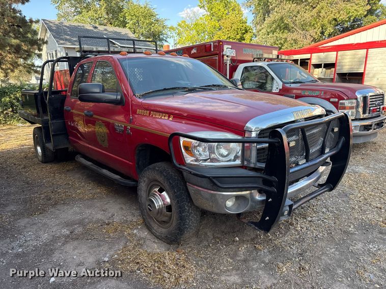 image for item FC4258 2007 Dodge Ram 3500 brush fire truck