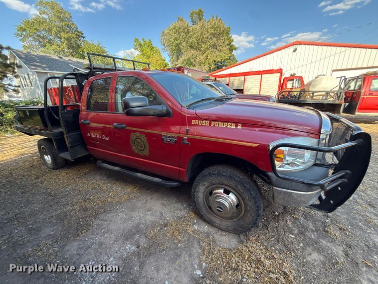 image for item FC4258 2007 Dodge Ram 3500 brush fire truck