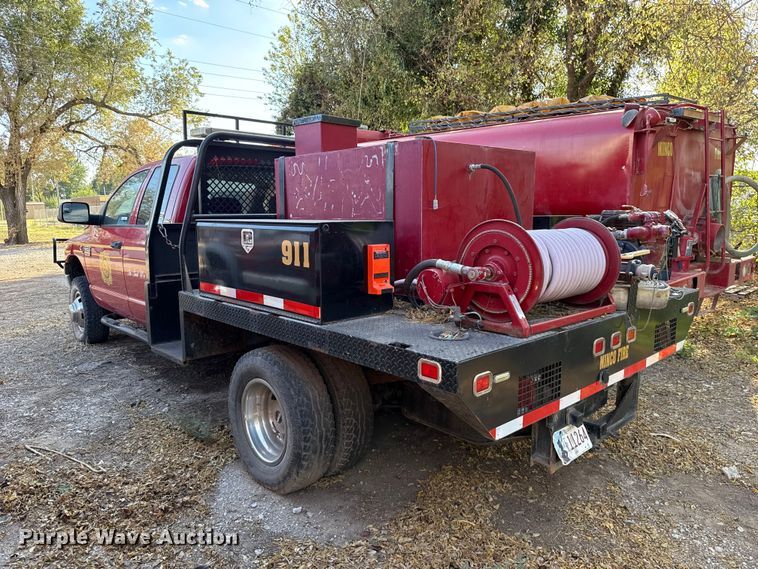 image for item FC4258 2007 Dodge Ram 3500 brush fire truck