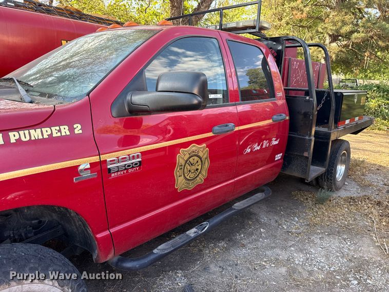 image for item FC4258 2007 Dodge Ram 3500 brush fire truck