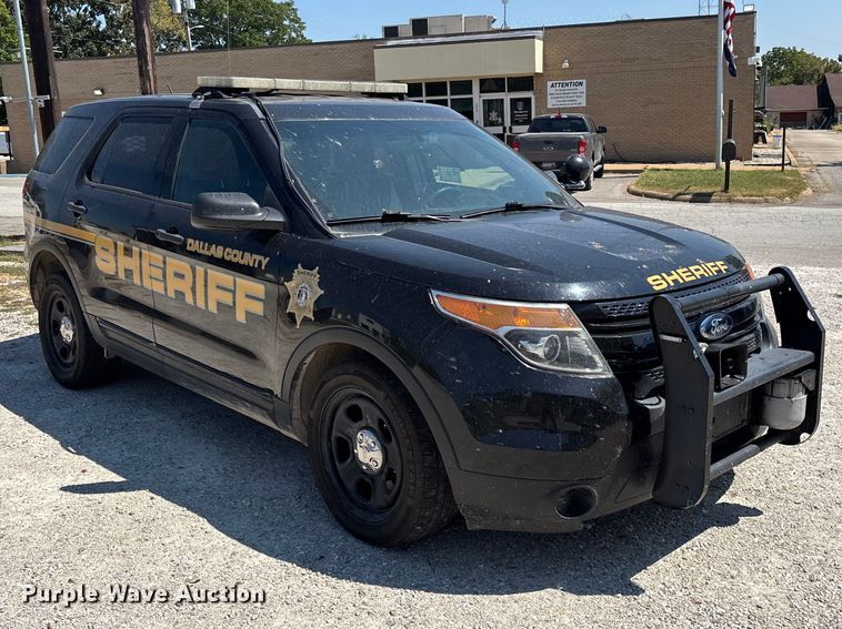 image for item FG0625 2015 Ford Explorer Police Interceptor SUV
