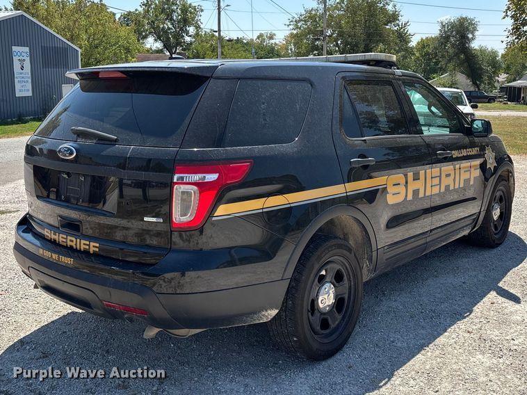 image for item FG0625 2015 Ford Explorer Police Interceptor SUV