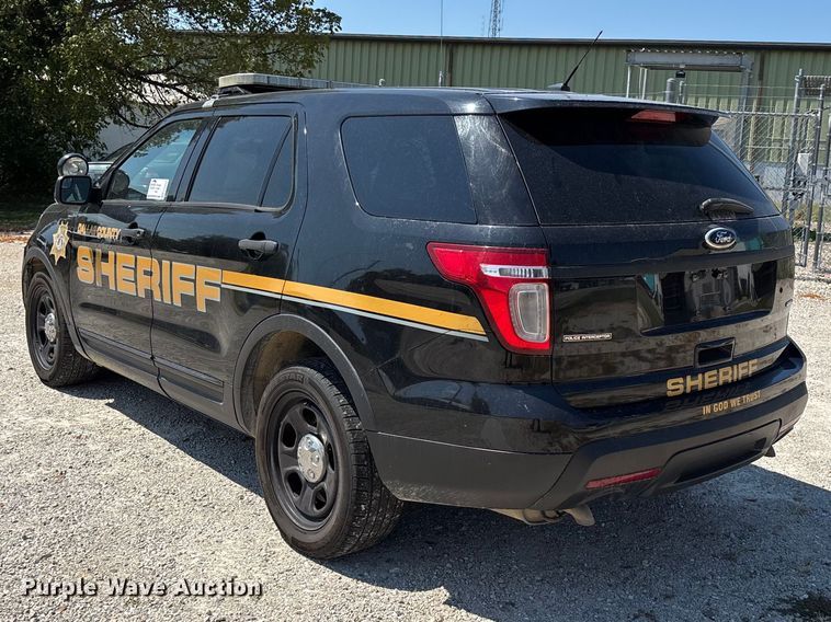 image for item FG0625 2015 Ford Explorer Police Interceptor SUV