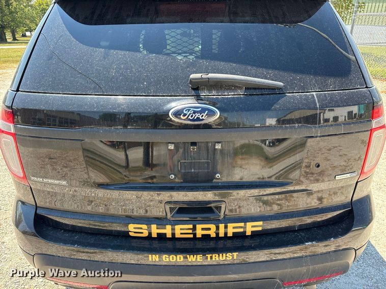 image for item FG0625 2015 Ford Explorer Police Interceptor SUV