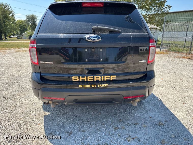 image for item FG0625 2015 Ford Explorer Police Interceptor SUV