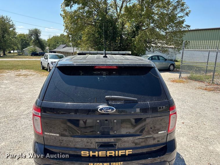 image for item FG0625 2015 Ford Explorer Police Interceptor SUV