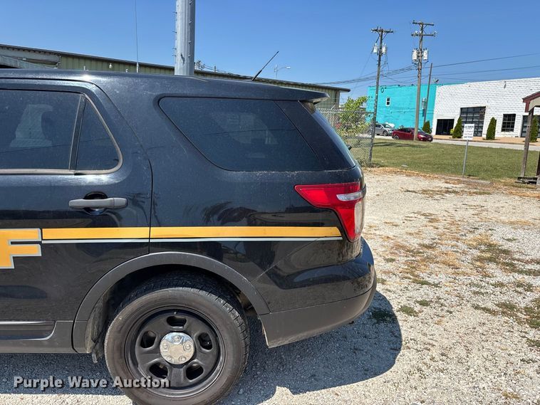 image for item FG0625 2015 Ford Explorer Police Interceptor SUV