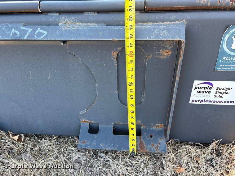 image for item FG0633 Wolverine Attachments skid steer sweeper