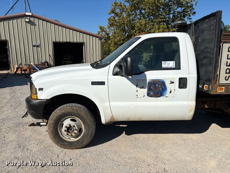 image for item FG0636 1999 Ford F-350 dump bed pickup truck