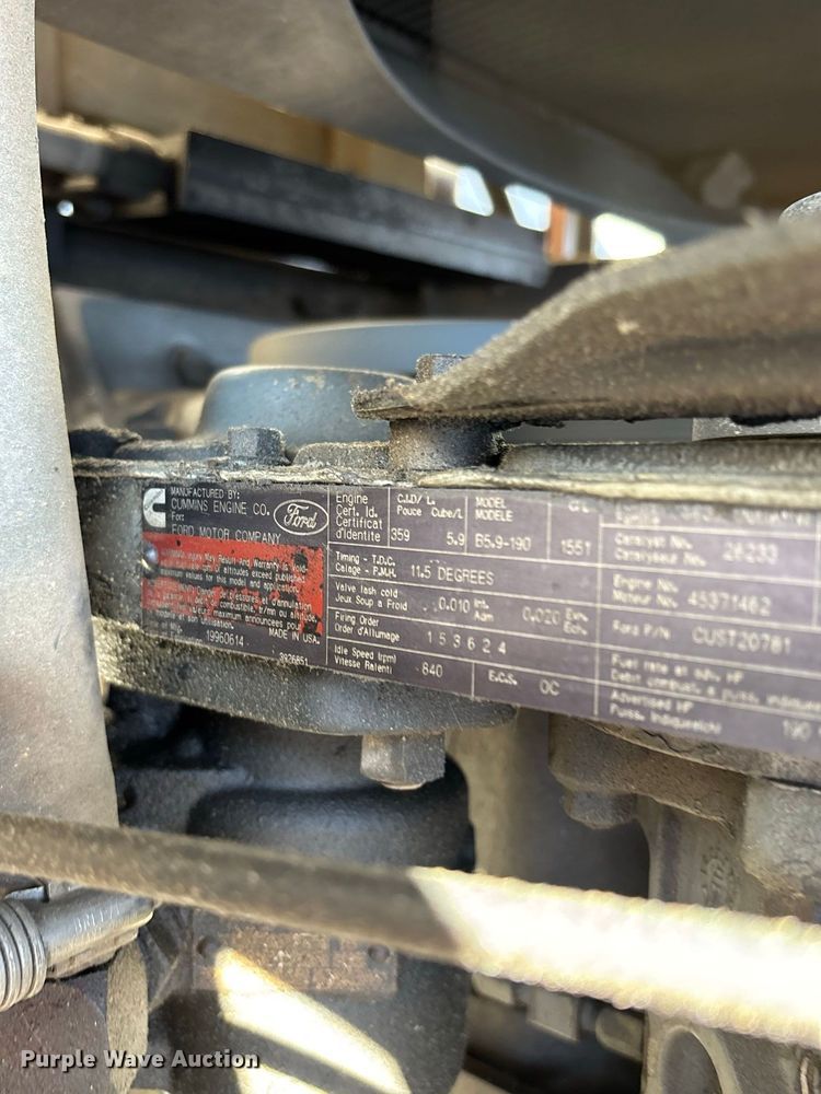 image for item FG0640 1997 Ford tanker fire truck
