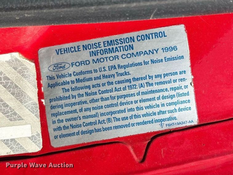 image for item FG0640 1997 Ford tanker fire truck